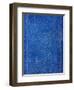 Topographical Blueprint Pattern-yobro-Framed Art Print