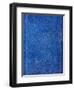 Topographical Blueprint Pattern-yobro-Framed Art Print