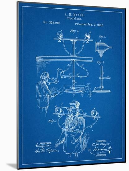 Topophone Patent-null-Mounted Art Print