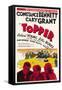 Topper, Cary Grant, Roland Young, Constance Bennett, 1937-null-Framed Stretched Canvas