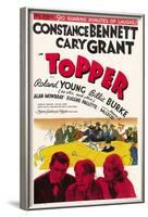 Topper, Cary Grant, Roland Young, Constance Bennett, 1937-null-Framed Art Print