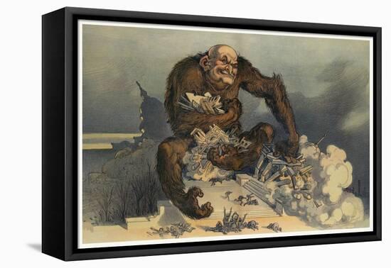 Topple The Hill-Udo J. Keppler-Framed Stretched Canvas