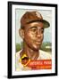 Topps Satchell Paige Baseball Card. 1953; Archives Center, NMAH-null-Framed Art Print