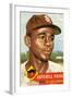 Topps Satchell Paige Baseball Card. 1953; Archives Center, NMAH-null-Framed Art Print