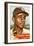 Topps Satchell Paige Baseball Card. 1953; Archives Center, NMAH-null-Framed Art Print