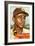 Topps Satchell Paige Baseball Card. 1953; Archives Center, NMAH-null-Framed Art Print