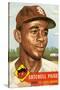 Topps Satchell Paige Baseball Card. 1953; Archives Center, NMAH-null-Stretched Canvas