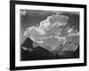 Tops Of Pine Trees Snow Covered "In Glacier National Park" Montana. 1933-1942-Ansel Adams-Framed Art Print