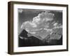 Tops Of Pine Trees Snow Covered "In Glacier National Park" Montana. 1933-1942-Ansel Adams-Framed Art Print