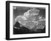 Tops Of Pine Trees Snow Covered "In Glacier National Park" Montana. 1933-1942-Ansel Adams-Framed Art Print