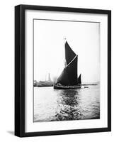 Topsail Barge under Sail on the Thames, London, C1905-null-Framed Photographic Print