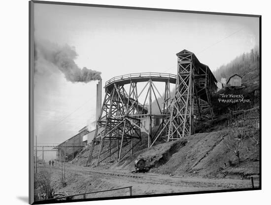 Topworks Franklin Mine, 1902-Asahel Curtis-Mounted Giclee Print