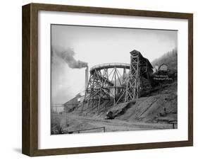 Topworks Franklin Mine, 1902-Asahel Curtis-Framed Giclee Print