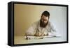 Torah Scribe III, 2003-Max Ferguson-Framed Stretched Canvas
