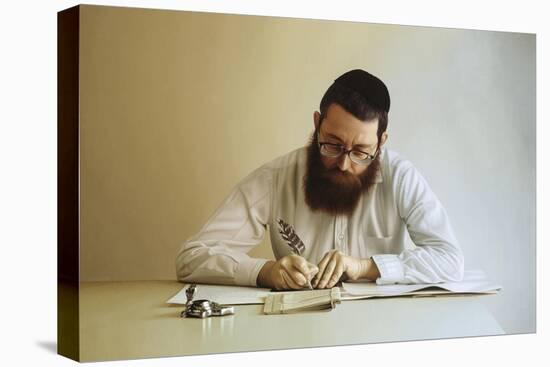 Torah Scribe III, 2003-Max Ferguson-Stretched Canvas