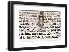 Torah scroll and Yad, Torah pointer, France-Godong-Framed Photographic Print