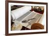 Torah scroll and Yad, Torah pointer, France-Godong-Framed Photographic Print