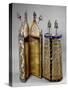 Torah Scroll Case and Mantle-null-Stretched Canvas