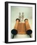 Torah Scroll with Silver Crown Finials-Jewish School-Framed Giclee Print