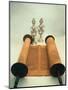 Torah Scroll with Silver Crown Finials-Jewish School-Mounted Giclee Print
