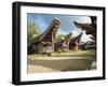 Toraja Houses and Granaries, Toraja Area, Sulawesi, Indonesia, Southeast Asia-Harding Robert-Framed Photographic Print