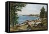 Torbay Road, Torquay-Alfred Robert Quinton-Framed Stretched Canvas