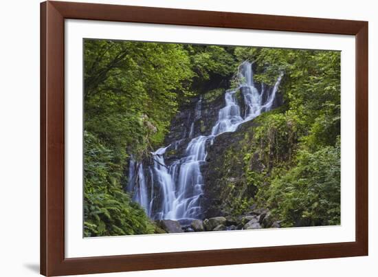 Torc Waterfall, Killarney National Park, near Killarney, County Kerry, Munster, Republic of Ireland-Nigel Hicks-Framed Photographic Print
