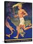 Torch Bearer at the Berlin Olympic Games, 1936-null-Stretched Canvas