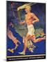 Torch Bearer at the Berlin Olympic Games, 1936-null-Mounted Giclee Print