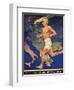 Torch Bearer at the Berlin Olympic Games, 1936-null-Framed Giclee Print