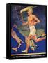 Torch Bearer at the Berlin Olympic Games, 1936-null-Framed Stretched Canvas
