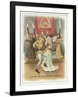 Torch Dance, 15th Century-null-Framed Giclee Print