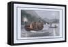 Torch Light Fishing in North America-J.h. Clark-Framed Stretched Canvas