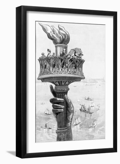Torch of Statue of Liberty, 1885-Science Source-Framed Giclee Print