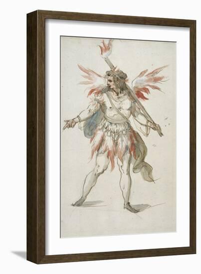 Torchbearer: a Fiery Spirit-Inigo Jones-Framed Giclee Print