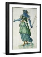 Torchbearer of Oceania, 1605-Inigo Jones-Framed Giclee Print