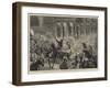 Torchlight Procession of Students at Berlin Congratulating the Imperial Prince on His Recovery-William III Bromley-Framed Giclee Print