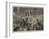 Torchlight Procession of Students at Berlin Congratulating the Imperial Prince on His Recovery-William III Bromley-Framed Giclee Print