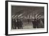 Torchlight Procession to the Tomb of Thorwaldsen, at Copenhagen-null-Framed Giclee Print