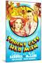 TORCHY GETS HER MAN, US poster, center left: Glenda Farrell, Barton MacLane, 1938-null-Mounted Art Print