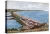 Torcross and Slapton Sands-Alfred Robert Quinton-Stretched Canvas