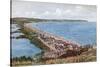 Torcross and Slapton Sands-Alfred Robert Quinton-Stretched Canvas