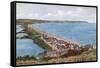 Torcross and Slapton Sands-Alfred Robert Quinton-Framed Stretched Canvas