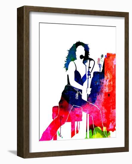 Tori Amos Watercolor-Lana Feldman-Framed Art Print