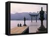 Tori, Miyajima, Honshu, Japan-Demetrio Carrasco-Framed Stretched Canvas