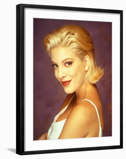 TORI SPELLING. "Beverly Hills, 90210" [1990].-null-Framed Photographic Print