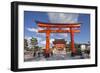 Torii Gate at Fushimi Inari Jinja, Shinto Shrine, Kyoto, Honshu, Japan, Asia-Christian Kober-Framed Photographic Print