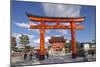 Torii Gate at Fushimi Inari Jinja, Shinto Shrine, Kyoto, Honshu, Japan, Asia-Christian Kober-Mounted Photographic Print