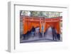 Torii Gate at Fushimi Inari Jinja, Shinto Shrine, Kyoto, Honshu, Japan, Asia-Christian Kober-Framed Photographic Print