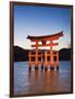 Torii Gate at the Itsukushima Jinga Shrine-Rudy Sulgan-Framed Photographic Print